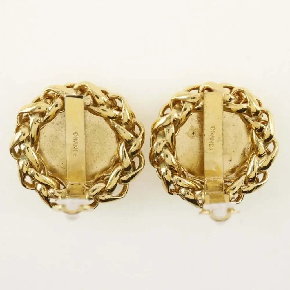 CHANEL Authentic Gold Earrings
